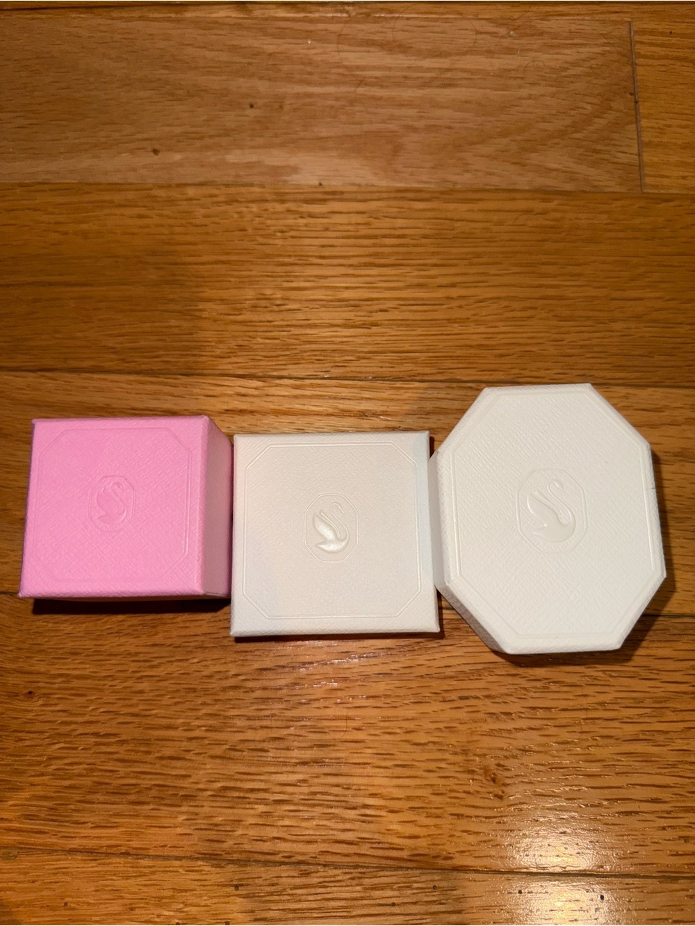 EMPTY Lot of 3 Swarovski Jewelry Boxes